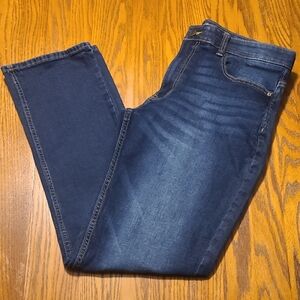 Sonoma Men's Dark Blue Straight Leg Stretch Jeans 34 X 34